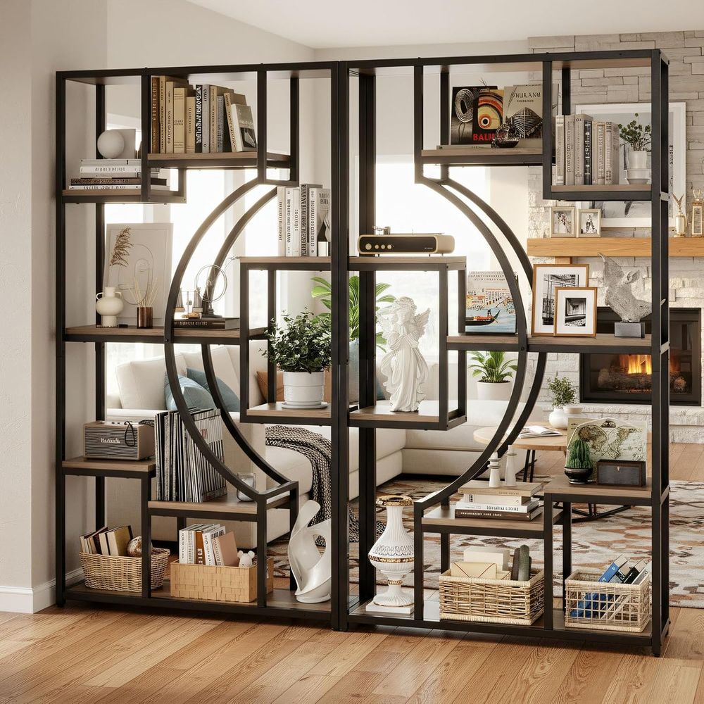 Storage & Organization - 높이 70.8인치의 책장 세트(2개), 폭 79인치의