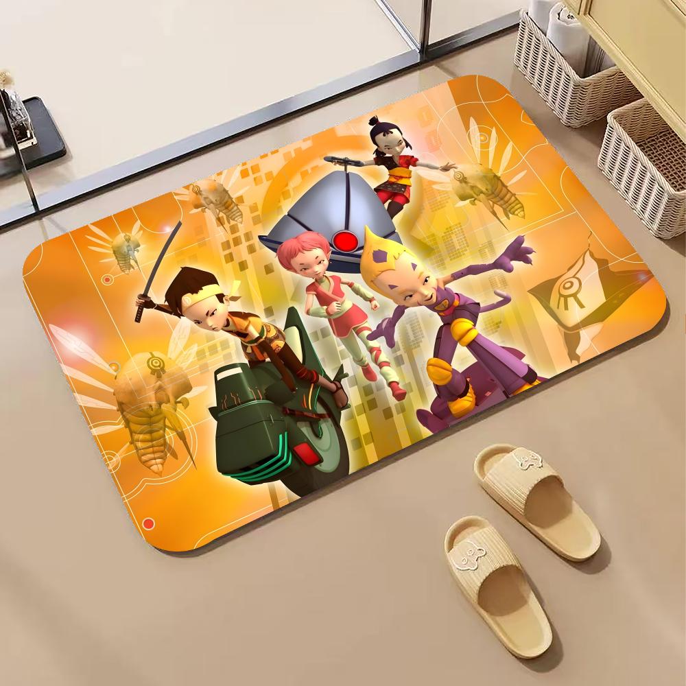 Quick Dry Diatomite Bath Mat - 애니메이션 C-Code L-Lyoko 바닥 매트 규조토