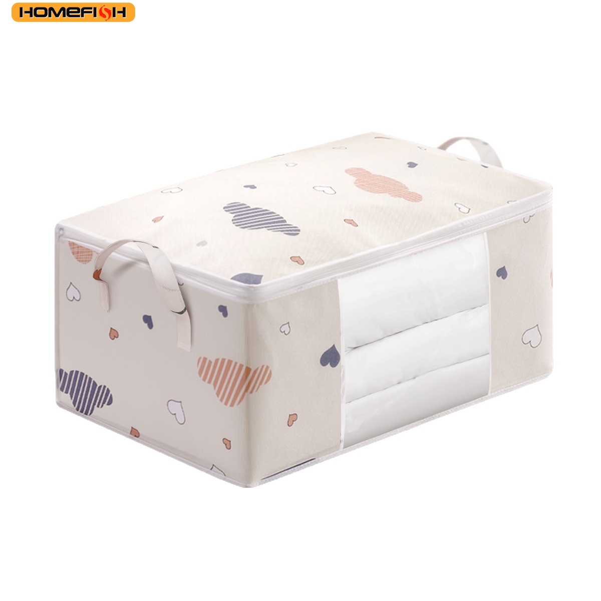 Bedding - HOMEFISH 대용량 접이식 옷 보관 가방,