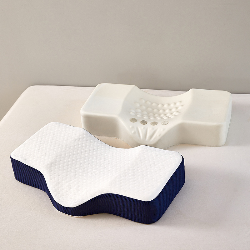 Memory Foam Orthopedic Pillow Neck Pain - 오목형 정형외과 마사지 베개, 경추용 부드러운