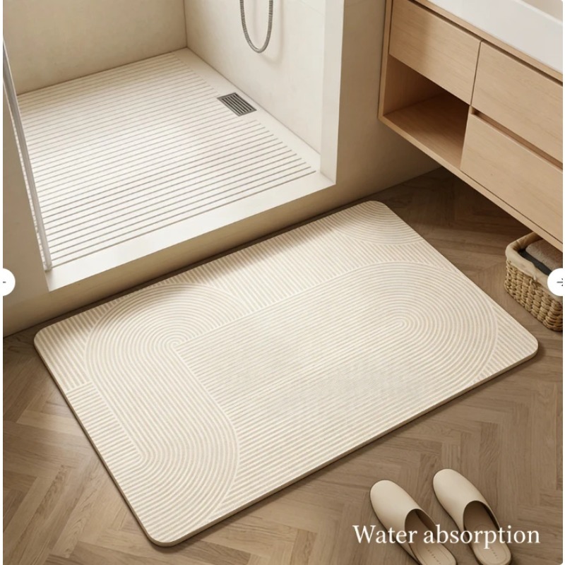Quick Dry Diatomite Bath Mat - 욕실 바닥 매트 규조토 초흡수 속건
