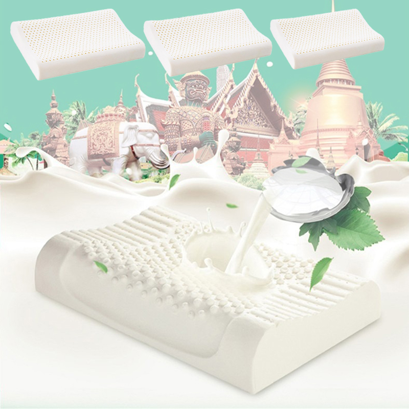 Memory Foam Orthopedic Pillow Neck Pain - 목 통증 완화를 위한 태국 천연
