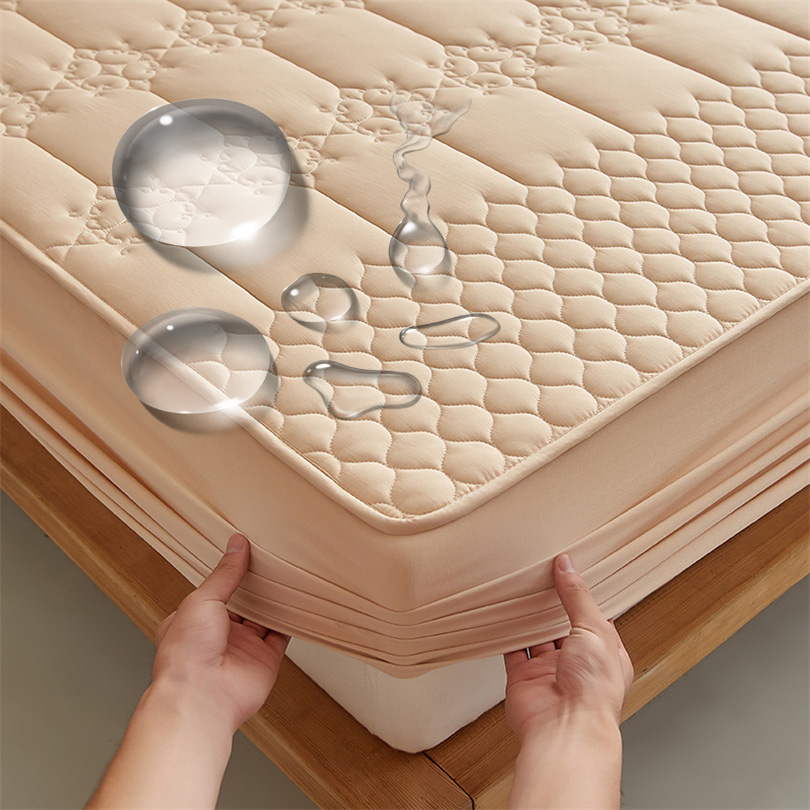 Waterproof Mattress Protector Breathable - 100% 방수 매트리스 보호대 통기성 부드러운
