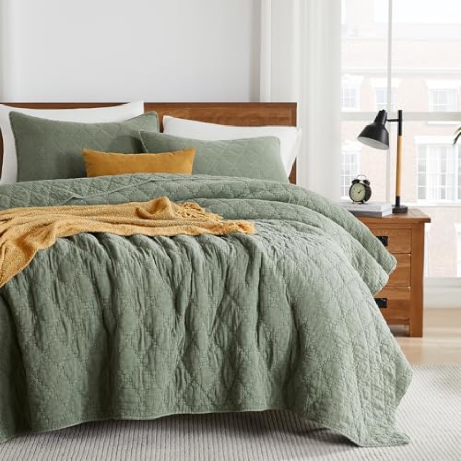 Muslin Cotton Bedspread - 사이즈 퀼트 세트, 무슬린 코튼 쉘,