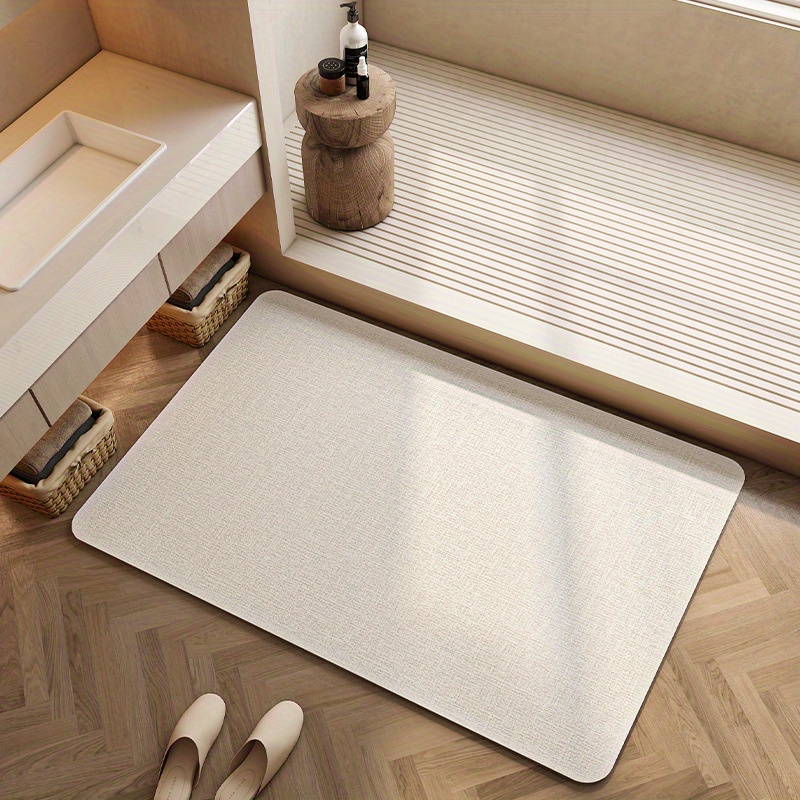 Quick Dry Diatomite Bath Mat - 퀵 드라이 규조토 욕실 매트, 초흡수성