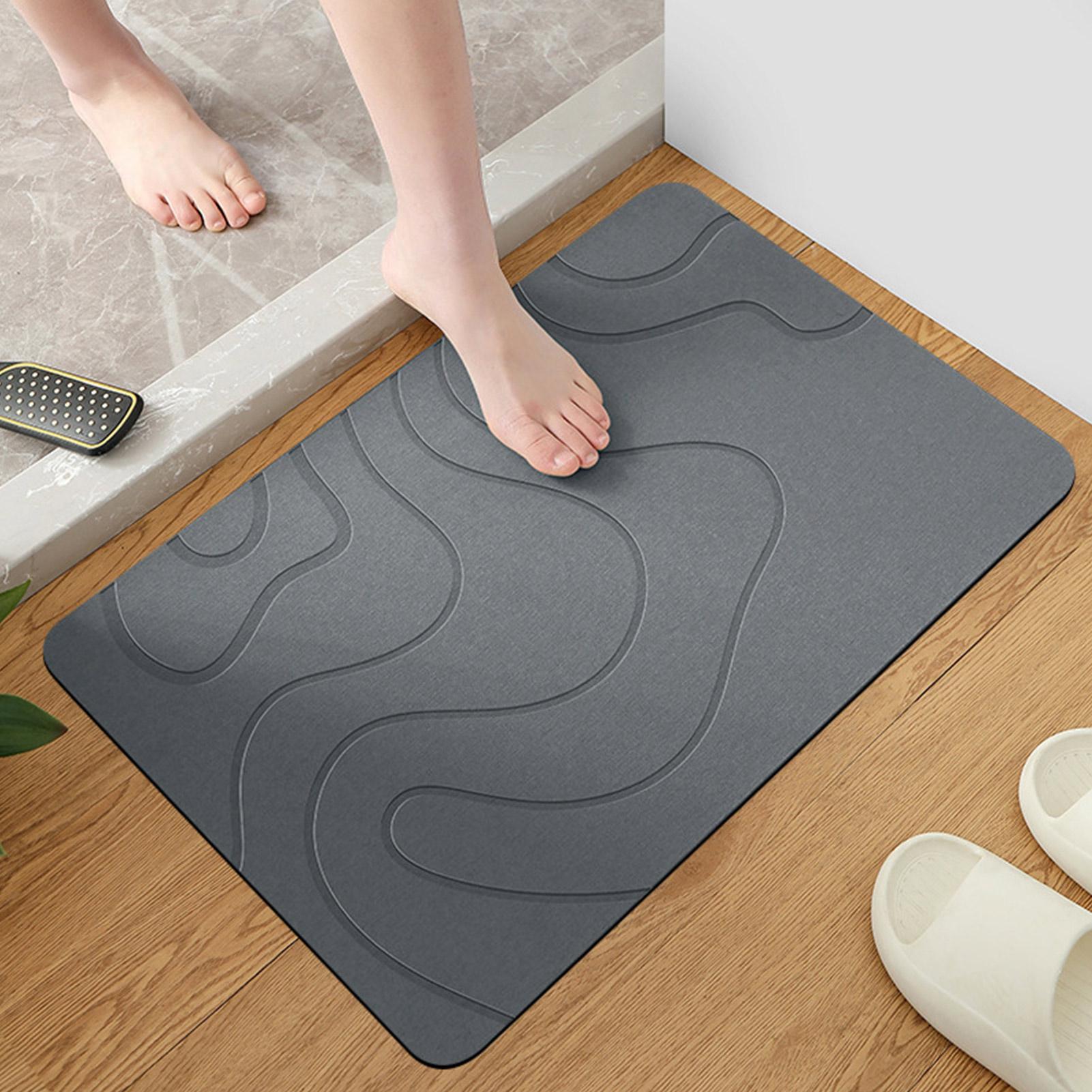 Quick Dry Diatomite Bath Mat - 빠른 건조 석재 욕실 매트, 미끄럼