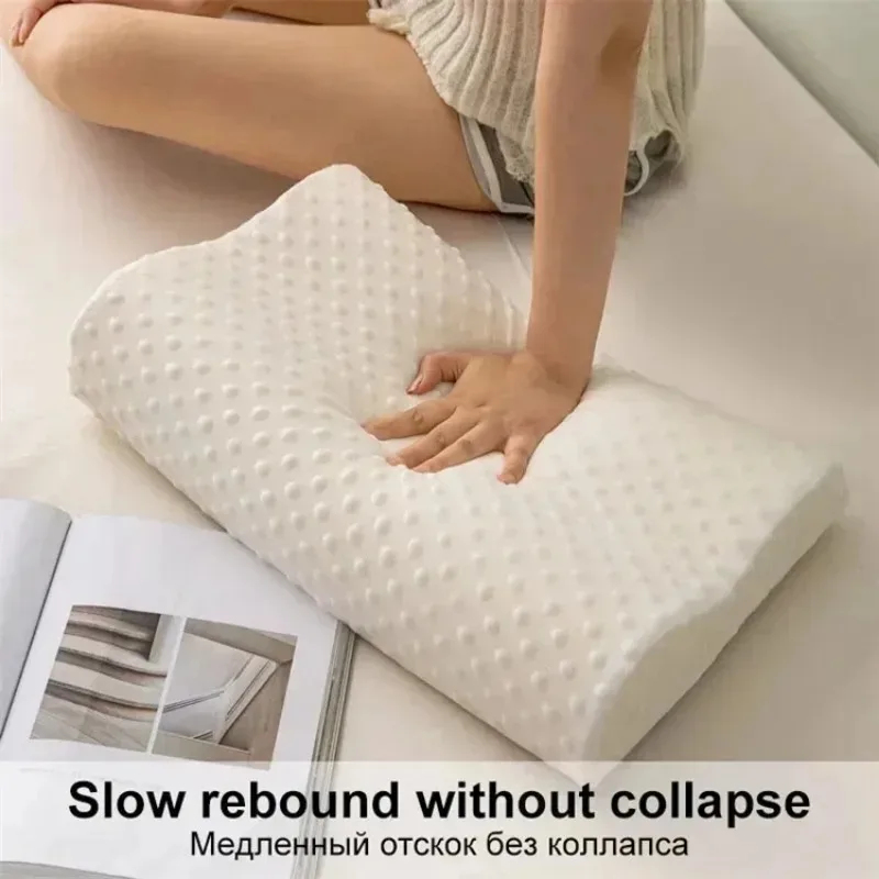 Memory Foam Orthopedic Pillow Neck Pain - 메모리폼 정형외과용 경추 베개, 느린 복원력으로