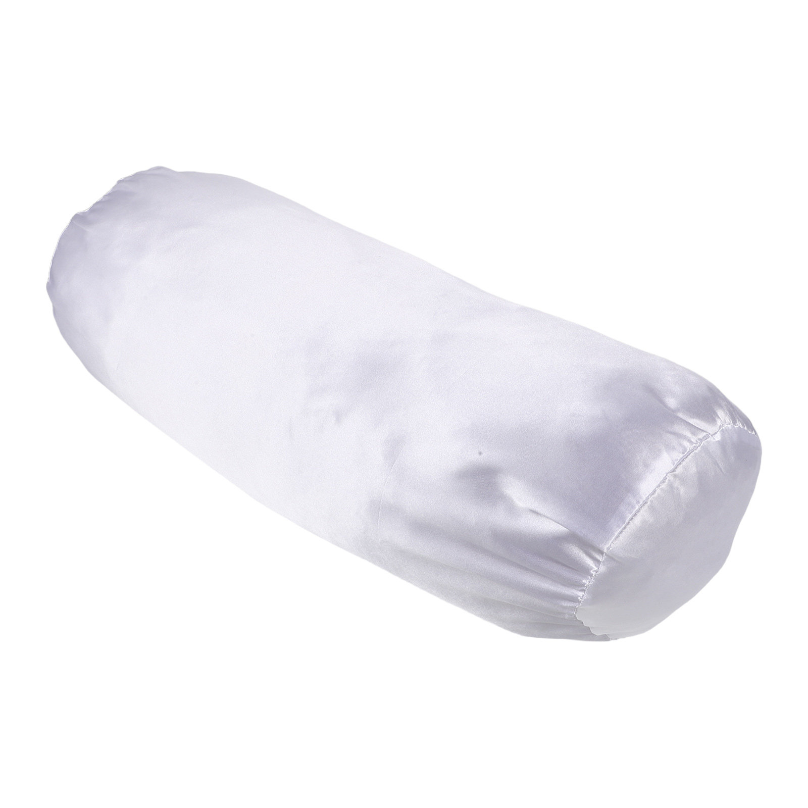 Satin Silk Pillowcase Hair Skin - 화이트 새틴 넥 롤 베개 커버,