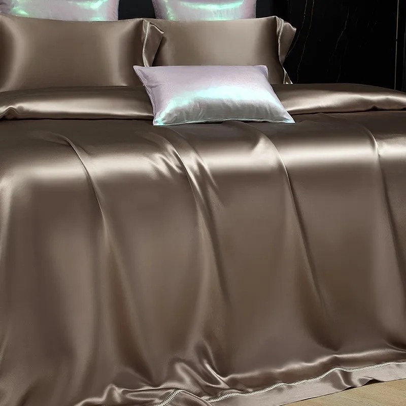 뽕나무 실크 프리미엄 이불 커버 세트, 슈퍼/칼 킹 1 - Duvet Cover Sets With Zipper 리뷰 및 가격