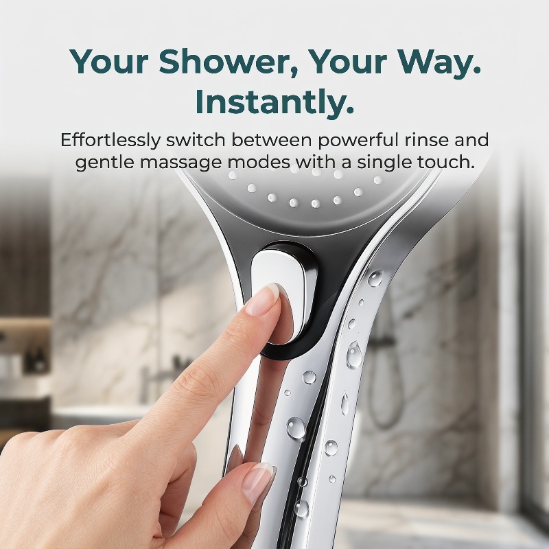 내구성이 뛰어난 고압 휴대용 샤워 세트 ABS 소재,  - High Pressure Shower Head Handheld 리뷰 및 가격