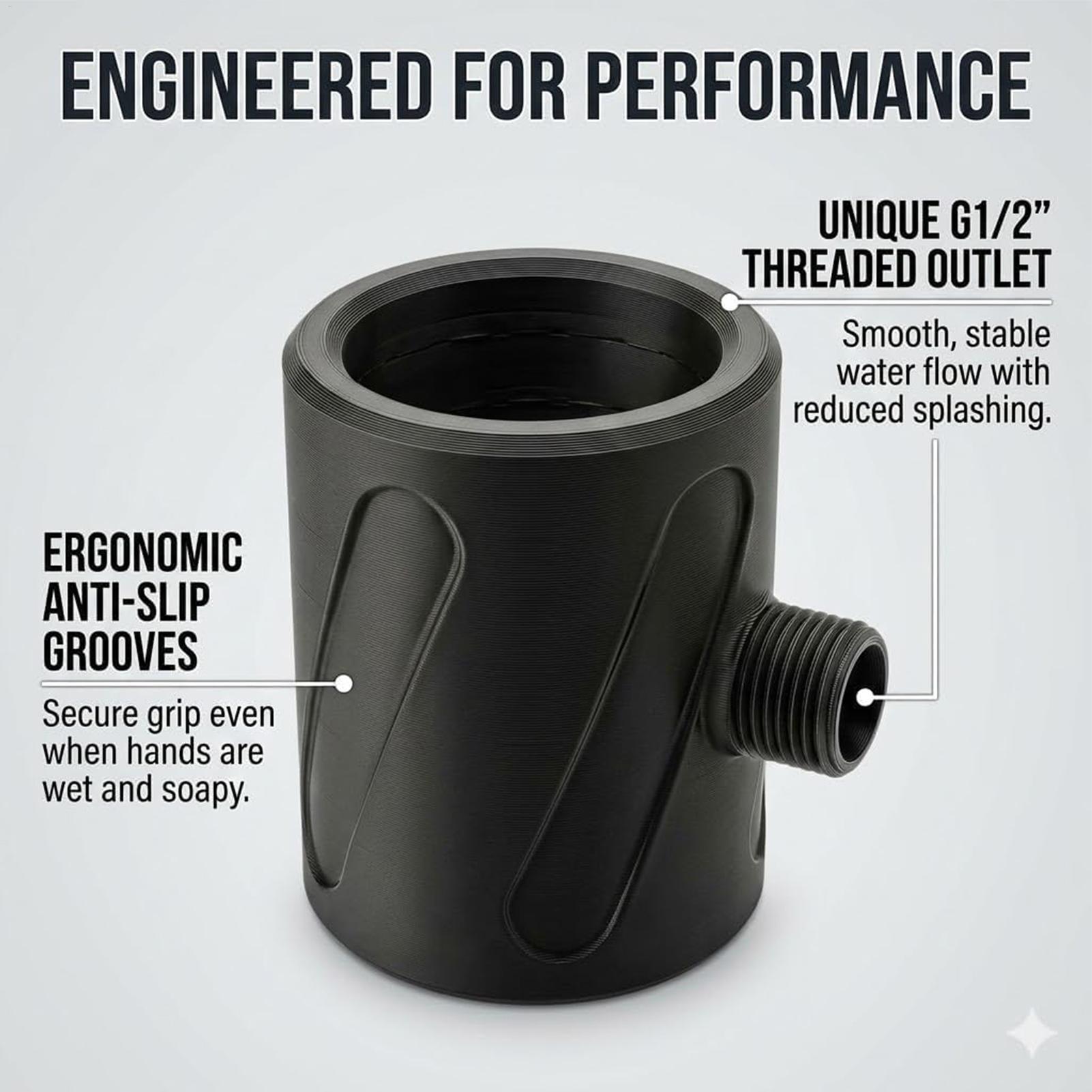 샤워 헤드 청소용 거친 구멍 샤워 헤드, 간편 설치,  - High Pressure Shower Head Handheld 리뷰 및 가격