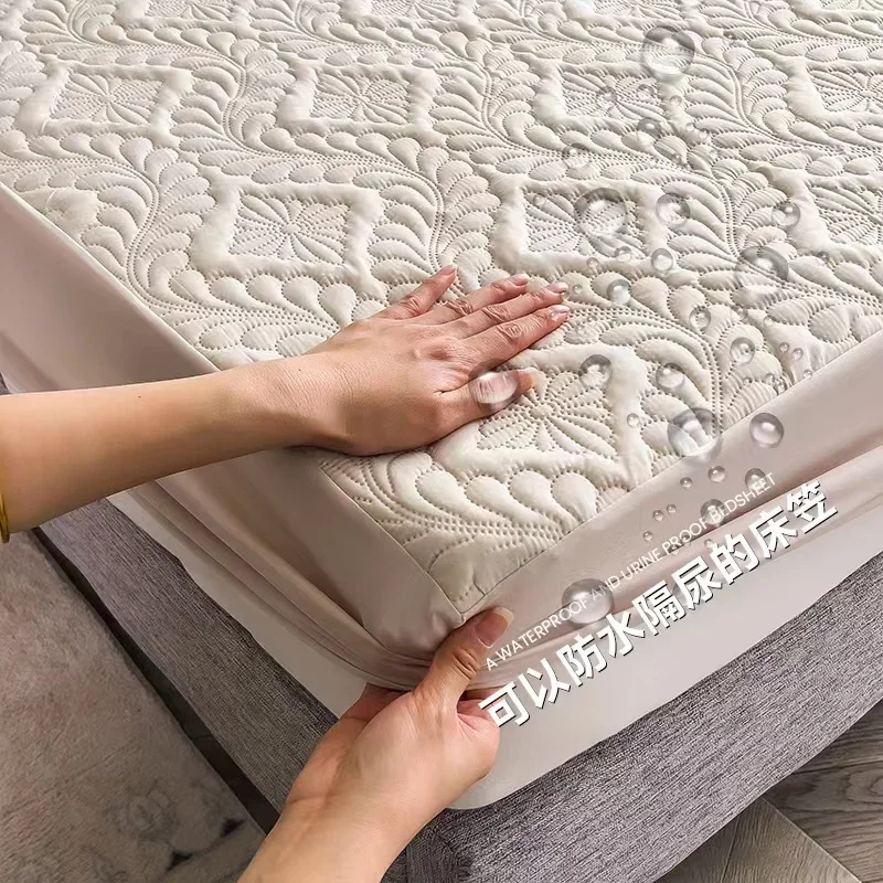 방수 두꺼운 매트리스 패드 보호대 통기성 내구성 있는  - Waterproof Mattress Protector Breathable 리뷰 및 가격