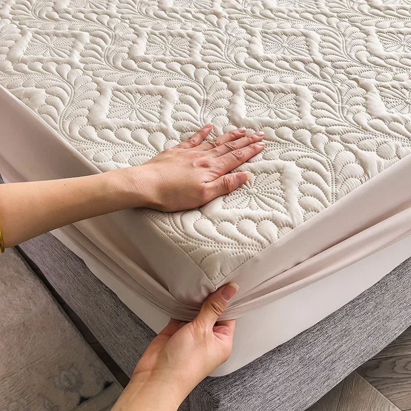 방수 두꺼운 매트리스 패드 보호대 통기성 내구성 있는  - Waterproof Mattress Protector Breathable 리뷰 및 가격