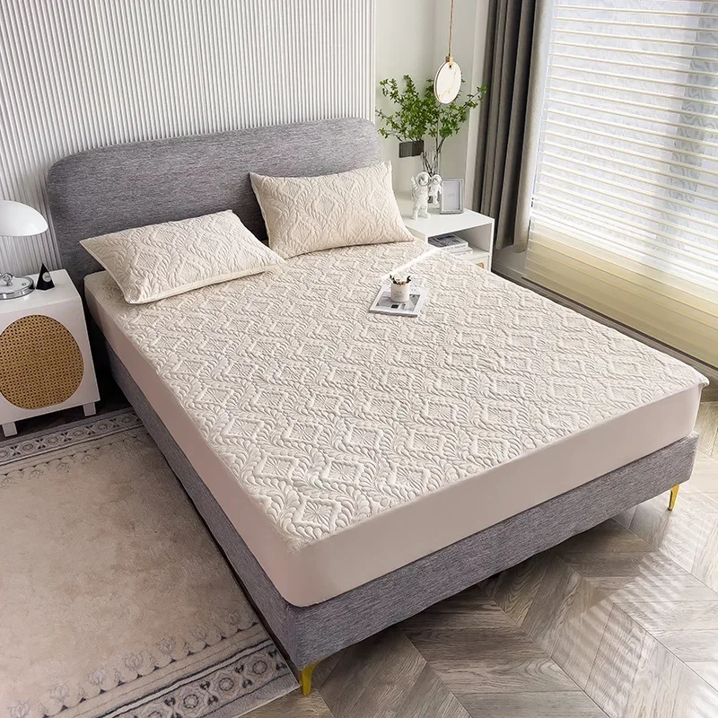 방수 두꺼운 매트리스 패드 보호대 통기성 내구성 있는  - Waterproof Mattress Protector Breathable 리뷰 및 가격