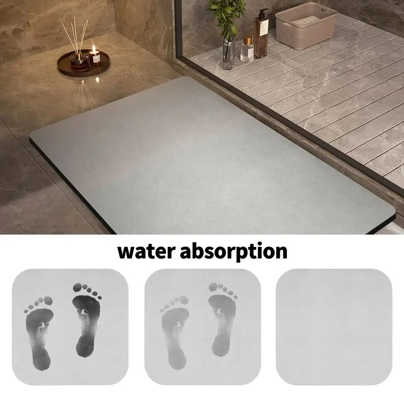 VIKAMA 규조토 목욕 매트 솔리드 컬러 빠른 건조  - Quick Dry Diatomite Bath Mat 리뷰 및 가격
