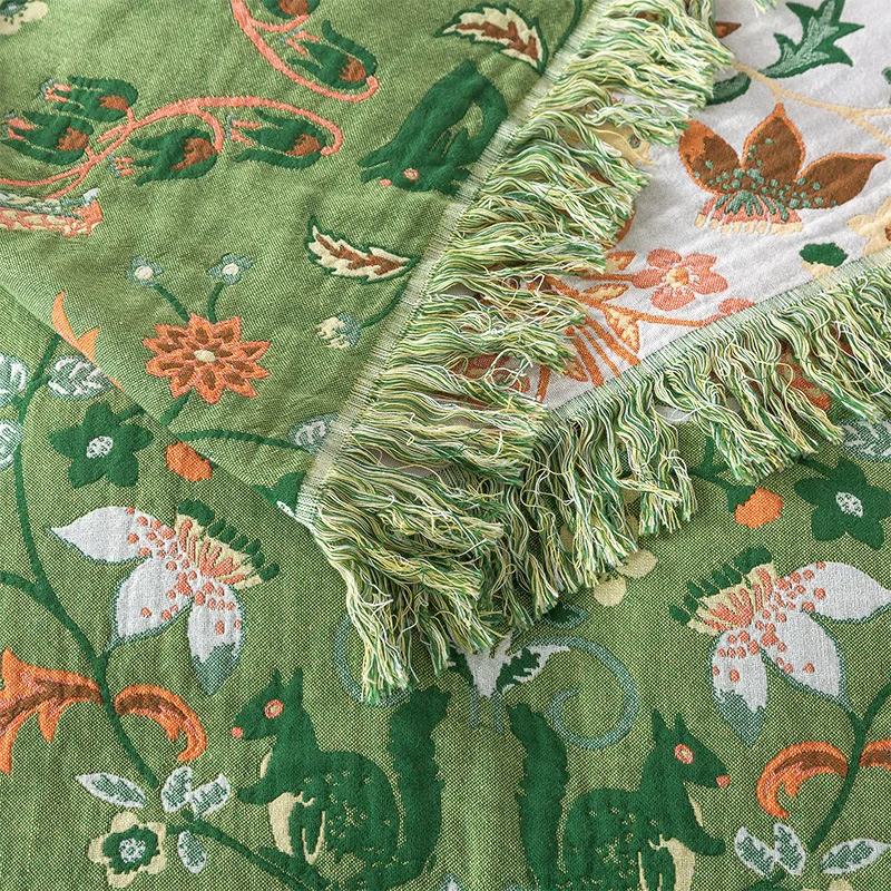 순면 무슬린 직조 태슬 담요 더블 커플 침대 커버릿 퀼 - Muslin Cotton Bedspread 리뷰 및 가격
