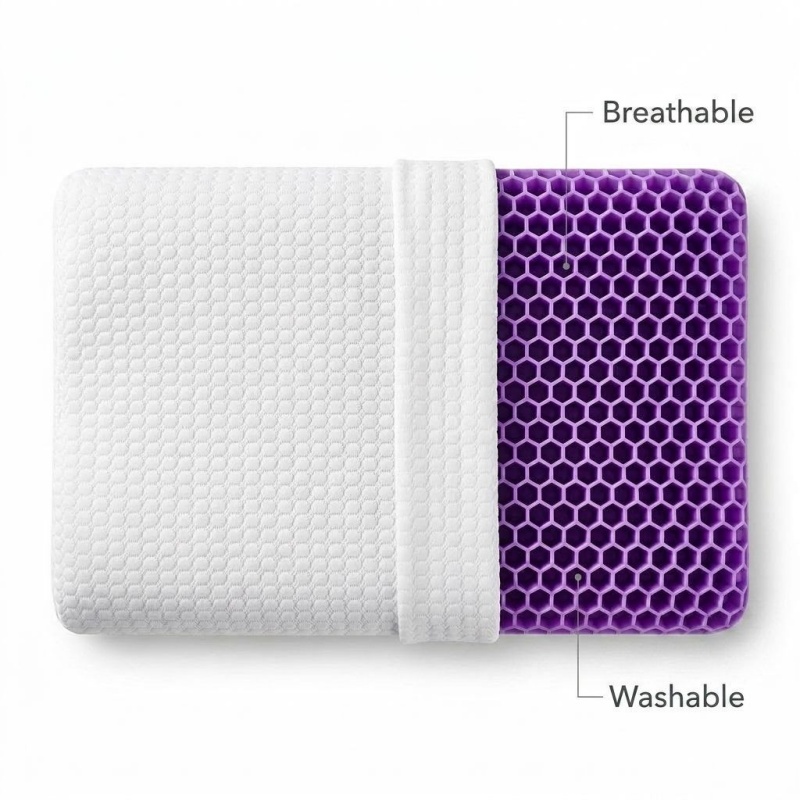 통기성 TPE 펙틴 베개 인체공학적 곡선 제로 압력 경 - Anti Snore Contour Pillow 리뷰 및 가격