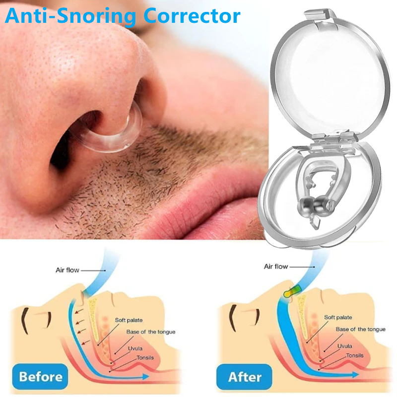 1/2/4개입 실리콘 자석 코골이 방지 코 클립, 쉬운 - Anti Snore Contour Pillow 리뷰 및 가격