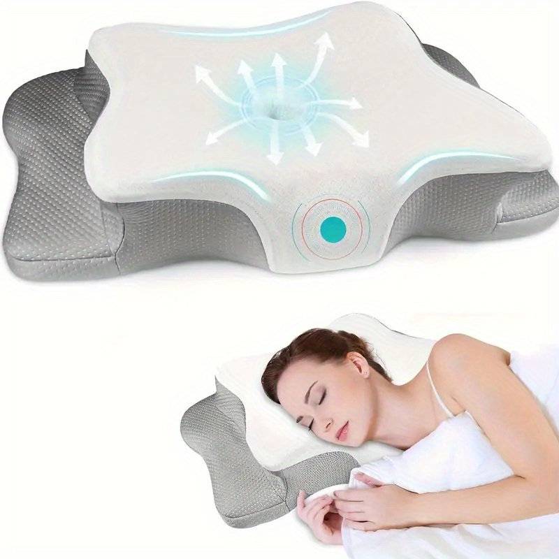 무취 정형외과용 베개, 목과 어깨 통증 완화 메모리폼  - Memory Foam Orthopedic Pillow Neck Pain 리뷰 및 가격
