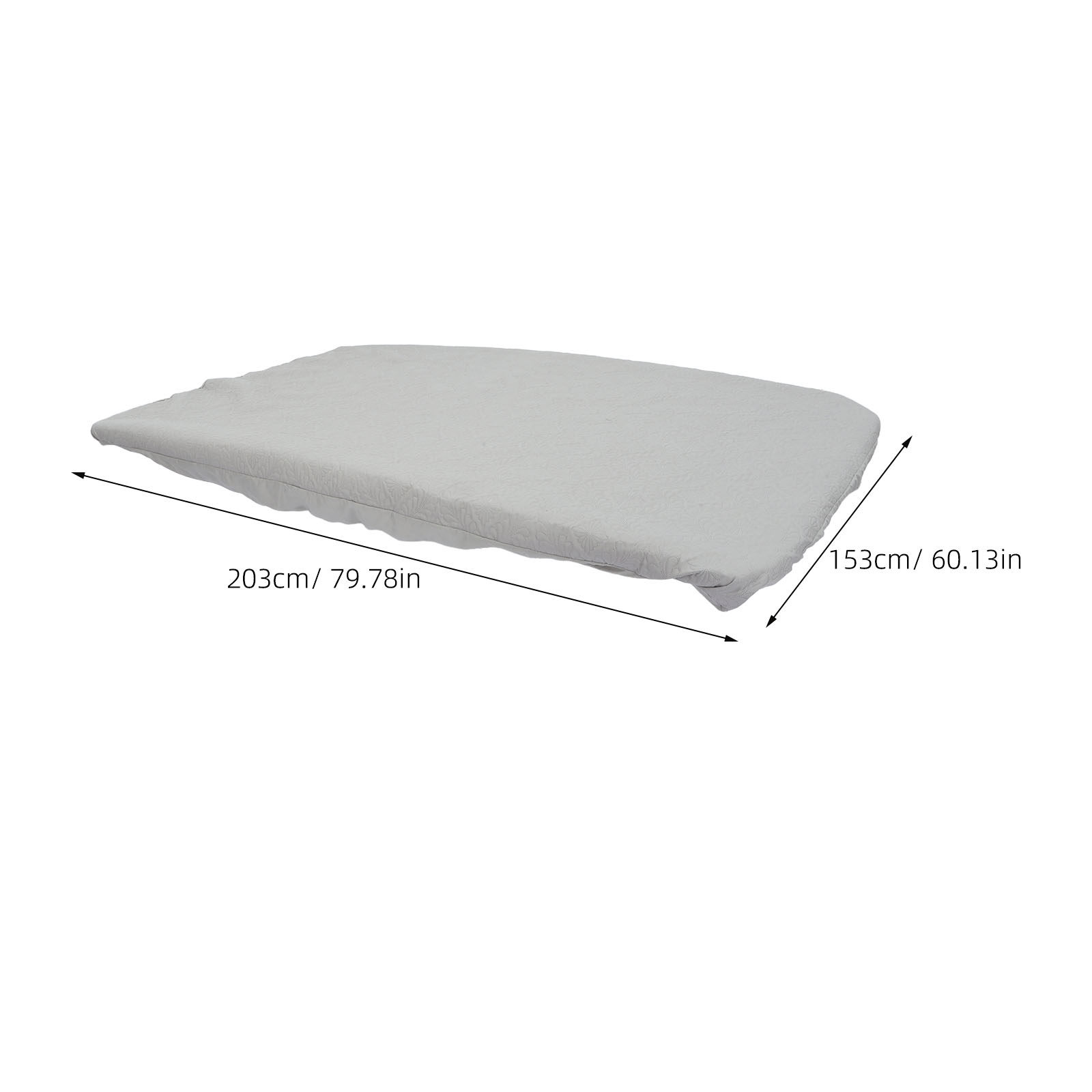 트윈 사이즈 203x153cm 방수 통기성 매트리스 보 - Waterproof Mattress Protector Breathable 리뷰 및 가격