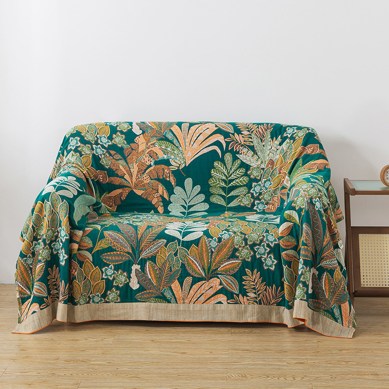 모슬린 거즈 침대보, AB 사이드, 테리 이불 4 겹, - Muslin Cotton Bedspread 리뷰 및 가격