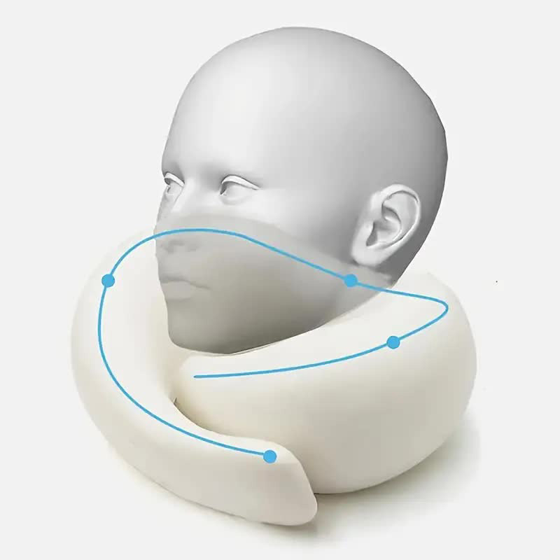 여행용 목베개 메모리폼 U자형 베개 달팽이형 여행용 목 - Anti Snore Contour Pillow 리뷰 및 가격
