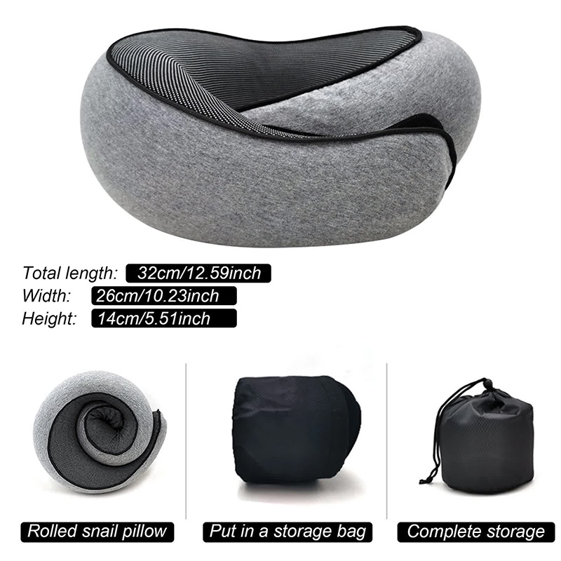 여행용 목베개 메모리폼 U자형 베개 달팽이형 여행용 목 - Anti Snore Contour Pillow 리뷰 및 가격