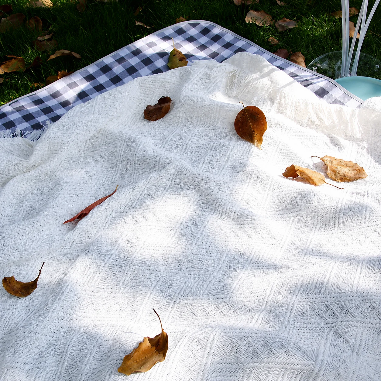 보헤미안 피크닉 담요 야외 캠핑 매트 프린지 테이블보  - Boho Throw Blanket Fringe 리뷰 및 가격