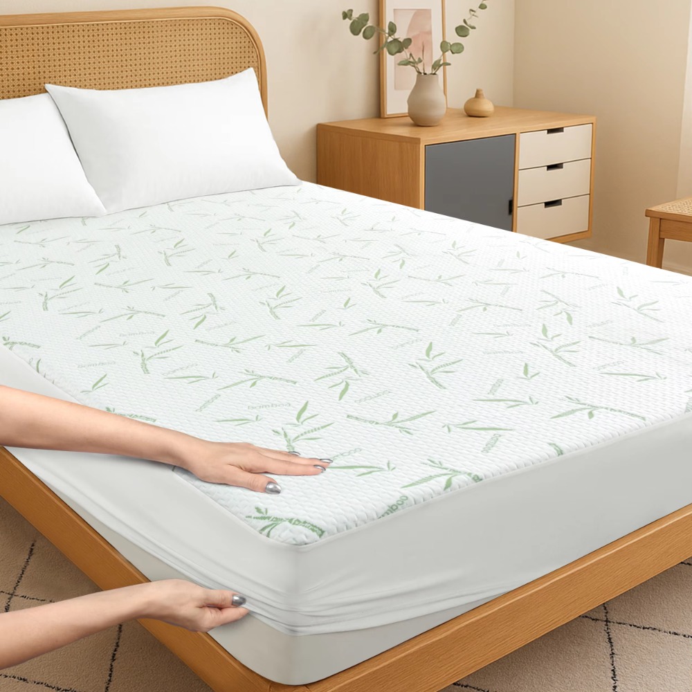 방수 대나무 섬유 매트리스 커버 통기성 피부 친화적 매 - Waterproof Mattress Protector Breathable 리뷰 및 가격