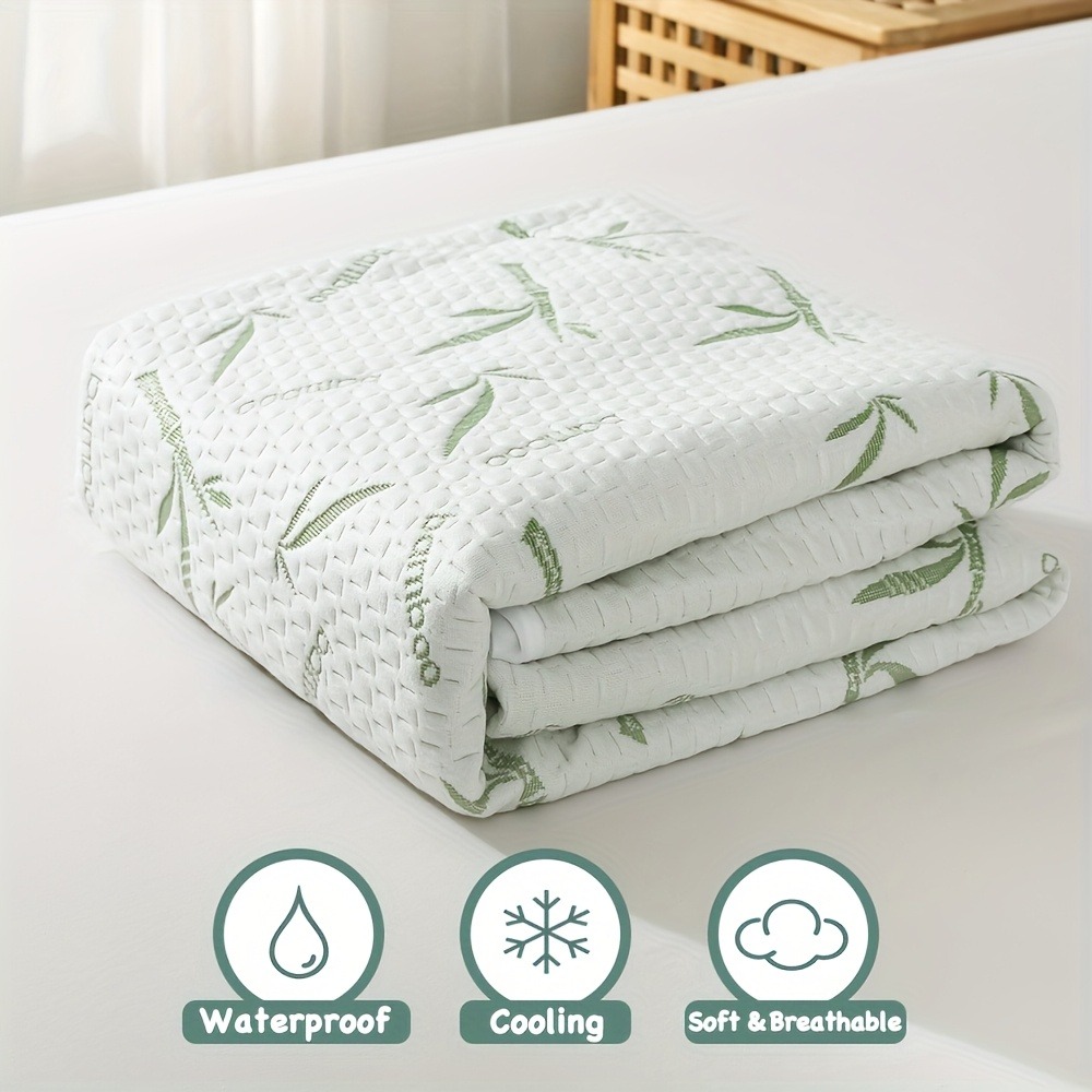 방수 대나무 섬유 매트리스 커버 통기성 피부 친화적 매 - Waterproof Mattress Protector Breathable 리뷰 및 가격