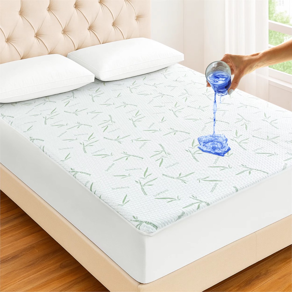 방수 대나무 섬유 매트리스 커버 통기성 피부 친화적인  - Waterproof Mattress Protector Breathable 리뷰 및 가격