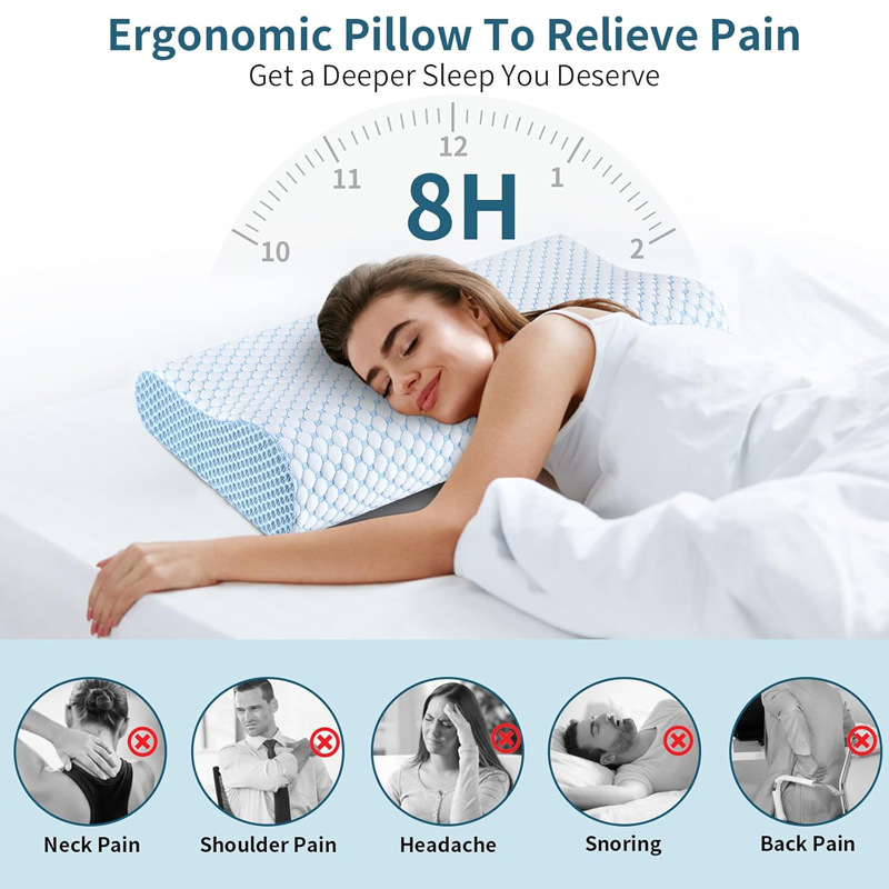 슬로우 리바운드 베개 60*40*12CM 정형외과용 메 - Anti Snore Contour Pillow 리뷰 및 가격