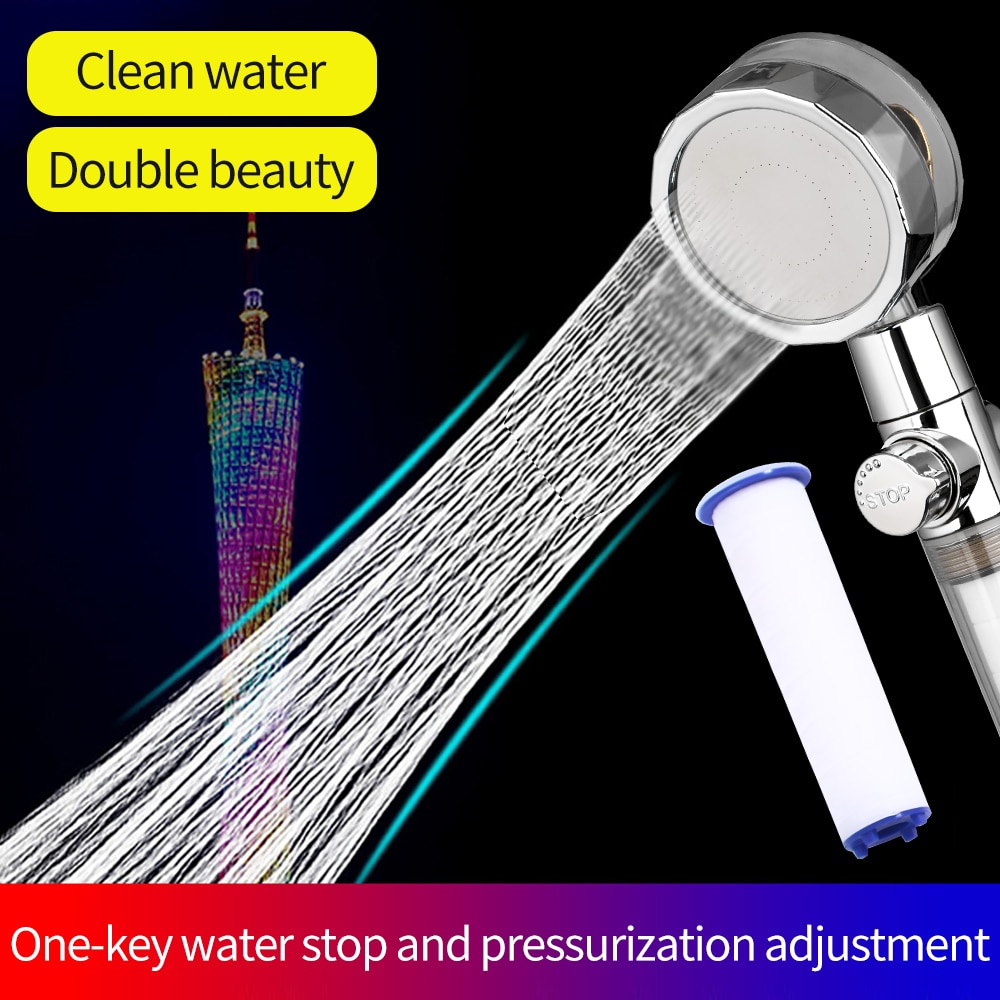 프로펠러 구동 샤워헤드 코튼 필터, 터보차저 고압 핸드 - High Pressure Shower Head Handheld 리뷰 및 가격