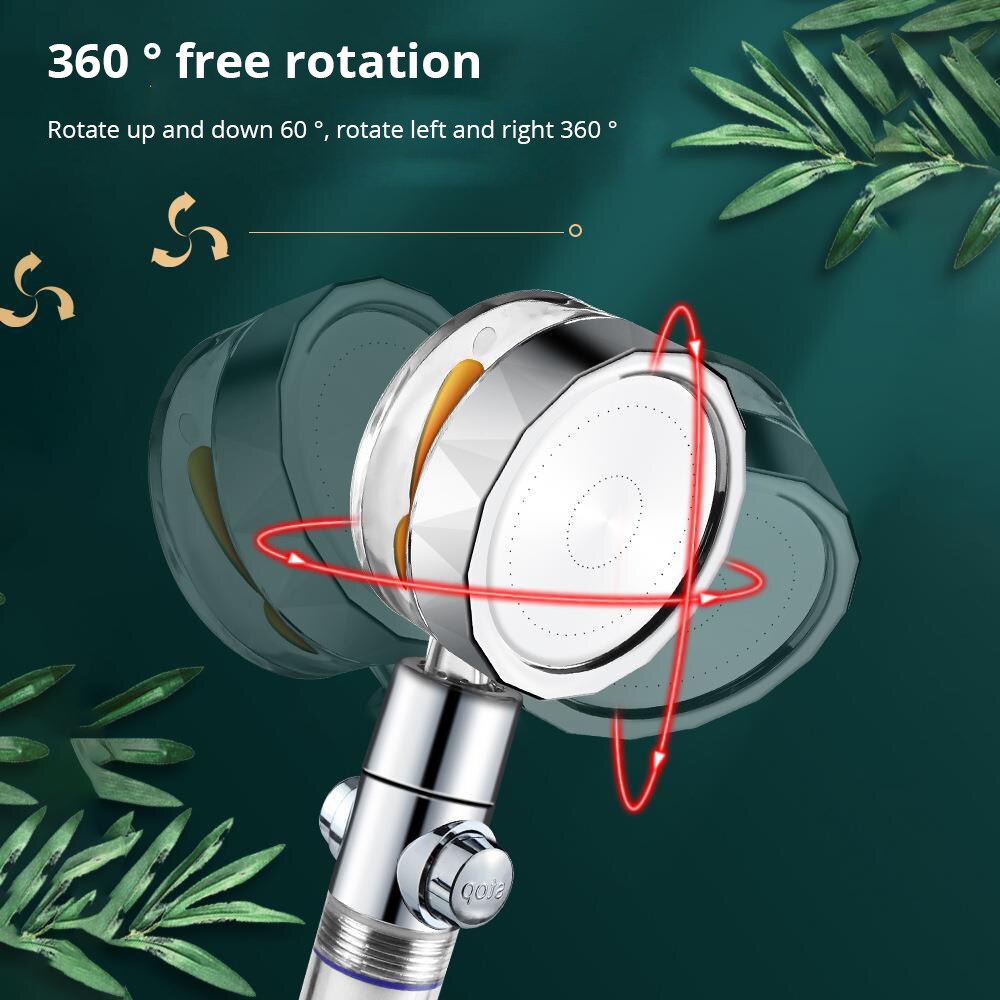 프로펠러 구동 샤워헤드 코튼 필터, 터보차저 고압 핸드 - High Pressure Shower Head Handheld 리뷰 및 가격