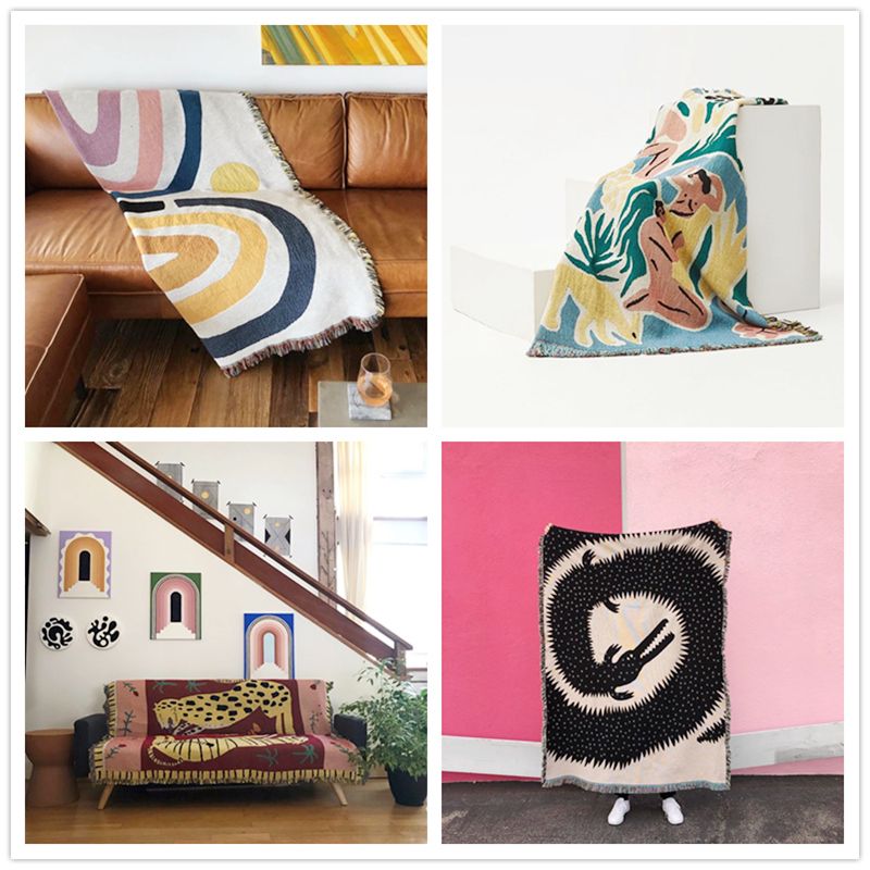 파스텔 핑크 데저트 아도비 스로우 블랭킷, 미드 센추리 - Boho Throw Blanket Fringe 리뷰 및 가격