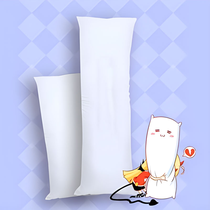 포옹 코튼 이너 긴 베개, 흰색 애니메이션 바디 베개, - Anti Snore Contour Pillow 리뷰 및 가격