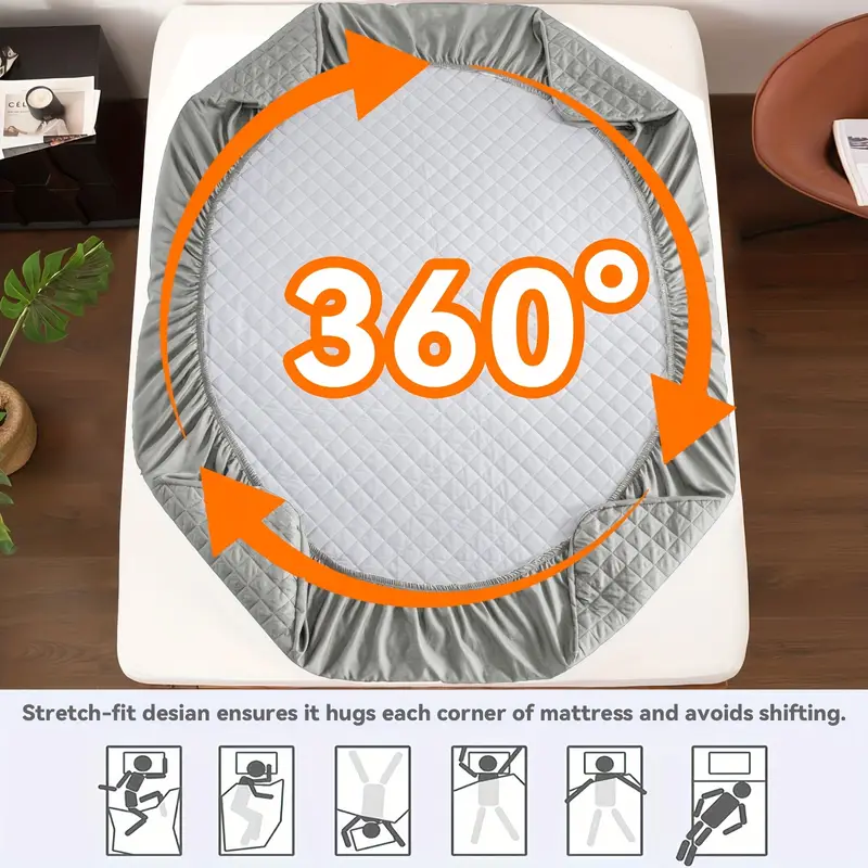 방수 매트리스 보호대, 부드럽고 통기성 좋은 매트리스  - Waterproof Mattress Protector Breathable 리뷰 및 가격
