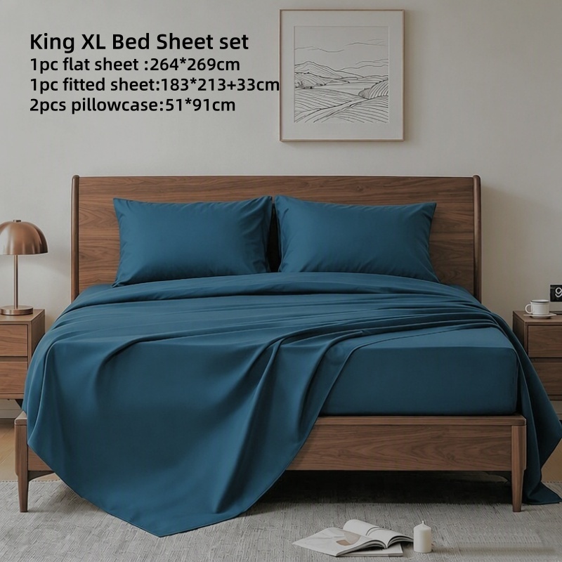 순면 침대 시트 세트 플랫 시트+딥 포켓 피티드 시트+ - Fitted Bed Sheets Deep Pocket 리뷰 및 가격