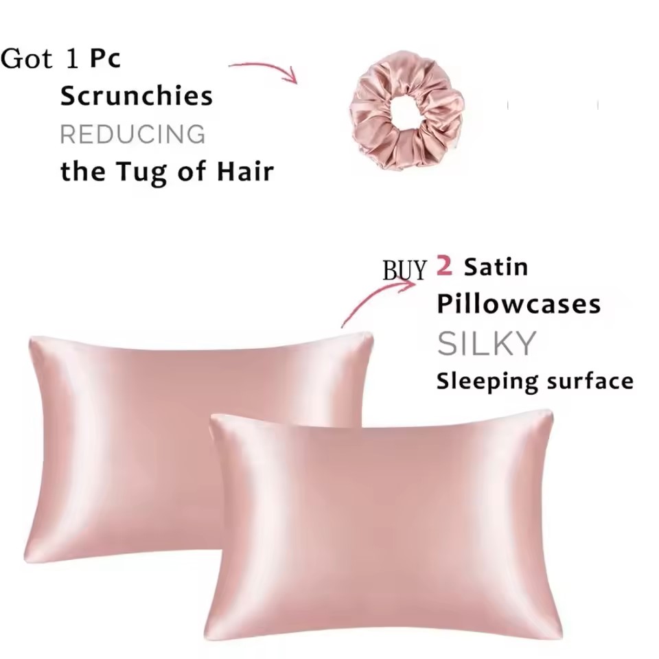Kuup 1pcs 베개 커버 베개 커버 부드러운 새틴  - Satin Silk Pillowcase Hair Skin 리뷰 및 가격