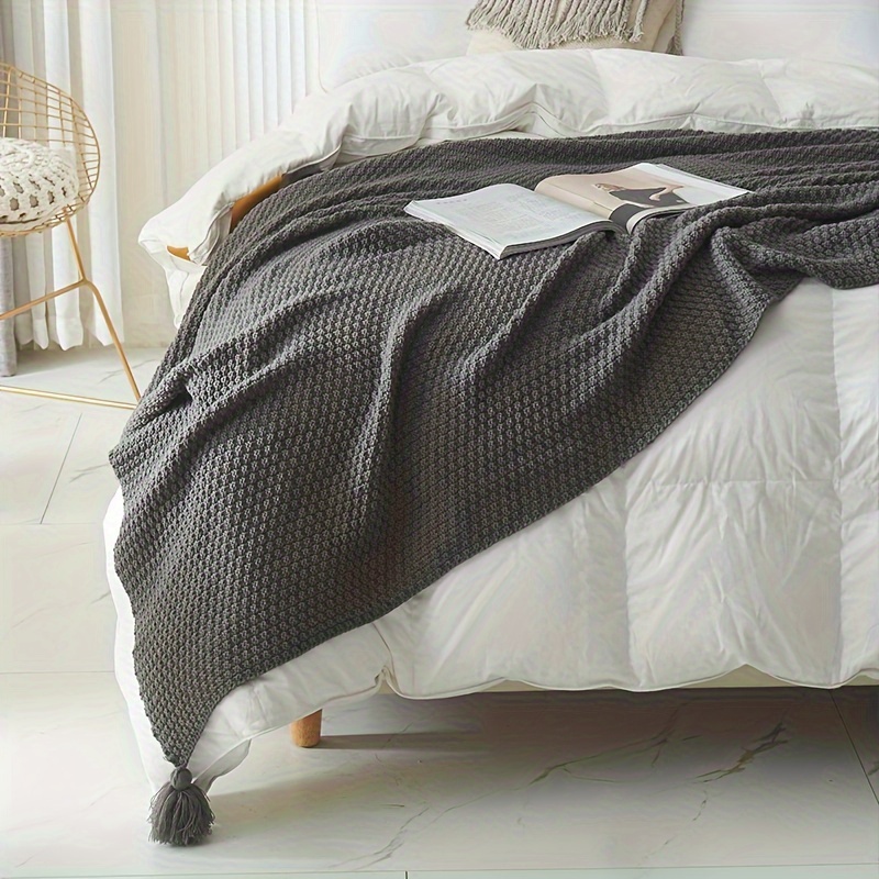 보헤미안 스타일 니트 담요 장식용 태슬 프린지 부드럽고 - Boho Throw Blanket Fringe 리뷰 및 가격
