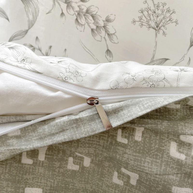 3개 100% 면 이불 커버 세트(1개 이불 커버 +  - Aesthetic Floral Duvet Cover 리뷰 및 가격