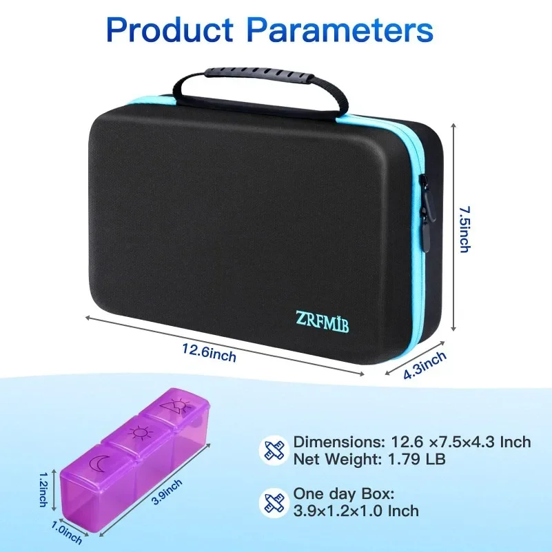 월간 약통, 약 보관함, 하루 3회 복용 약통, 31칸 - Storage & Organization 리뷰 및 가격