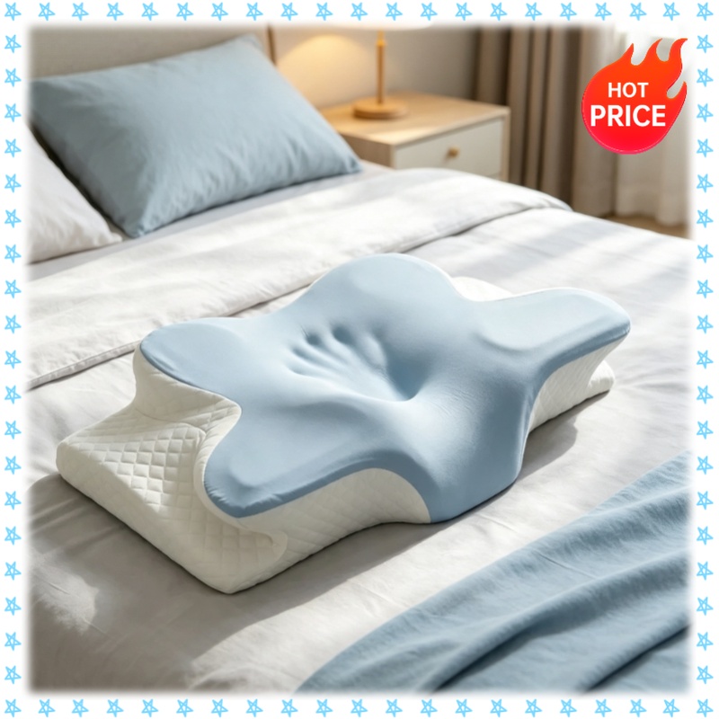 통기성 있는 쿨링 메모리폼 경추 베개 여름용 정형외과  - Memory Foam Orthopedic Pillow Neck Pain 리뷰 및 가격