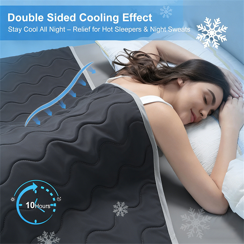 소프트 쿨링 블랭킷 대형 사이즈 열 흡수 아크-칠 쿨  - Cooling Blanket Hot Sleepers 리뷰 및 가격